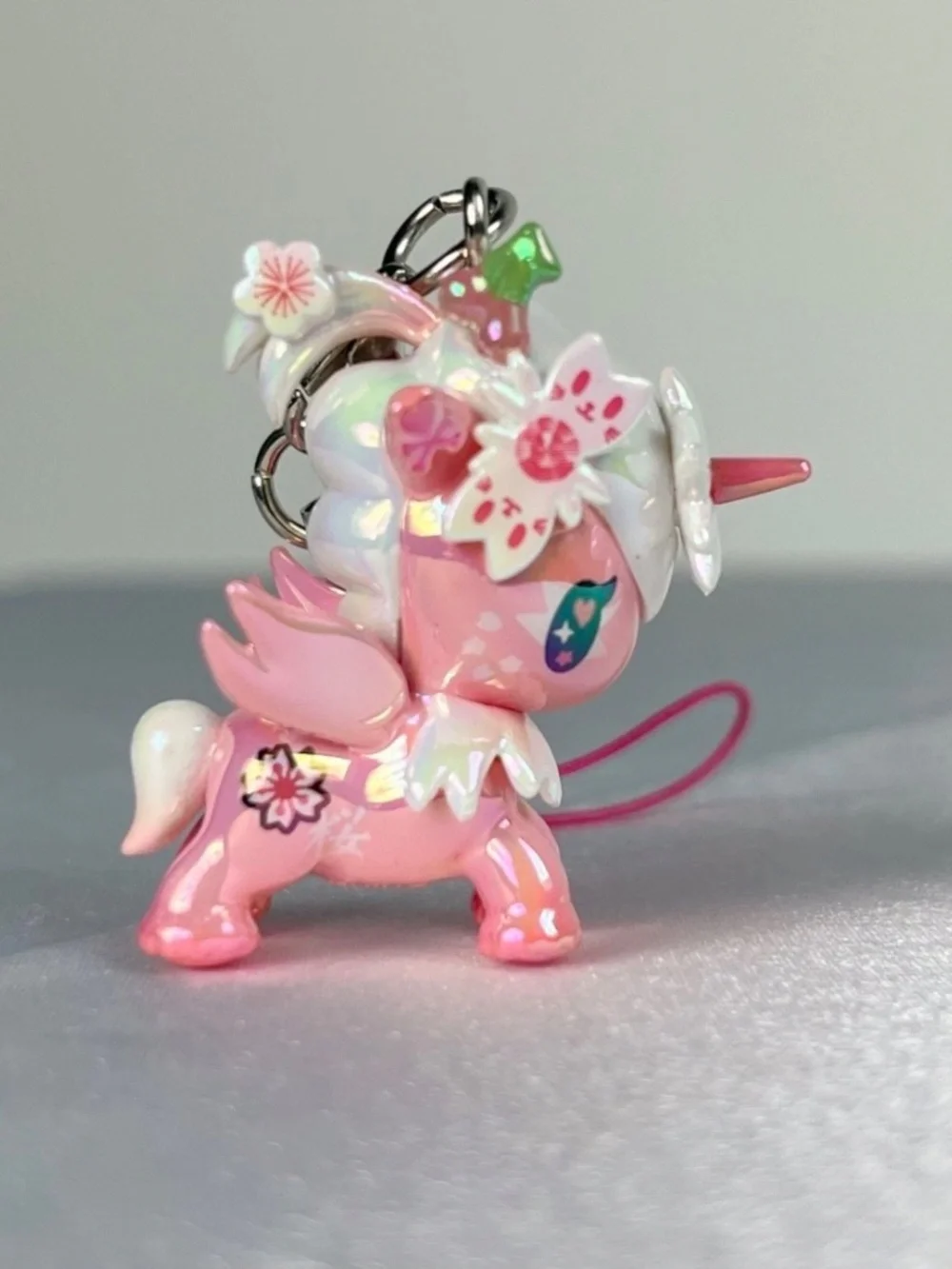 Tokidoki Cherry Blossom Shimmer Cherry Blossom Unicorno Frenzies Phone Bag Charm
